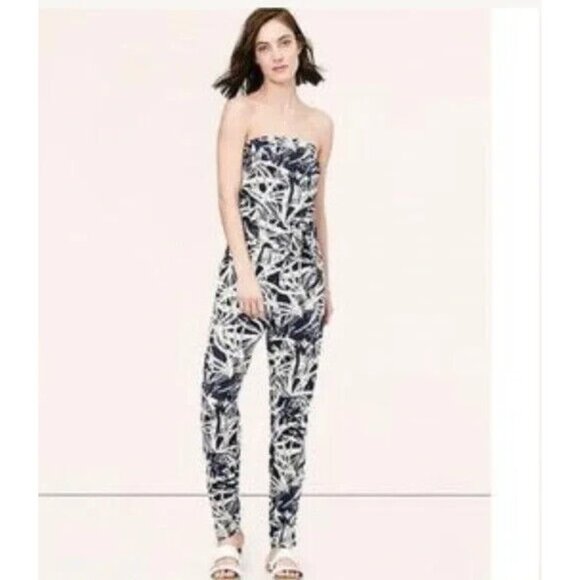 Ann Taylor Pants - NEW Ann Taylor LOFT Black Linen Sleeveless Tapered Leg Belted Jumpsuit 4